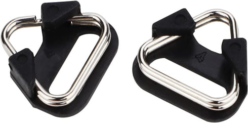 Stainless Steel Triangle Split Ring,Camera Strap Hook Lug Ring, with Plastic Cap,for Belt Hook Lanyard for Camera Shoulder Strap (2 pcs)...