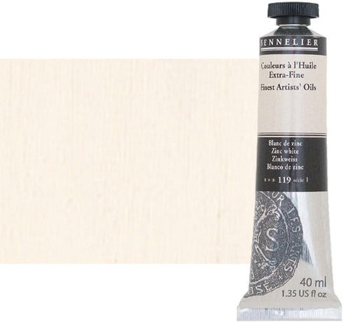 Sennelier Artists Color Oil Paint, 1.35 Fl Oz (Pack of 1), Zinc White S1...