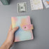 Pink PU Leather Budget Binder Cover, for A7 6-Ring Money Organizer Budgeting Refillable Loose Leaf Receipt Binder Notebook Bookmark Planner Book w...
