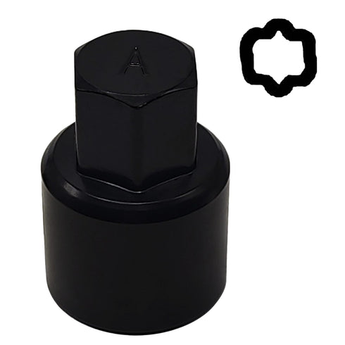 A-Wheel Locking Nut Key Compatible with All Toyota Models, Lexus, Tacoma, Wheel Lock Nut Socket Adapter Set, Wheel Anti-Theft Lug Nut Removal Tool...