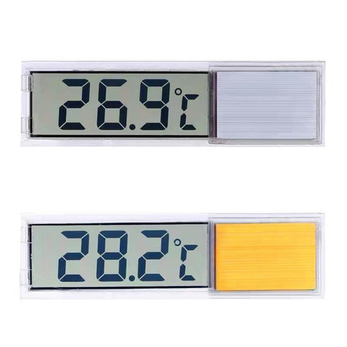 2Pcs LCD 3D Digital Electronic Temperature Measurement Fish Tank Temp Meter Aquarium Thermometer Temperature Control Accessories...