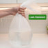 7-10 Gallon Clear Garbage Bags (110 Bags) 29" x 24" Extra Large Medium Kitchen Trash Bags Paper Shredder Bags Can Liners for Home and Office Bins,...