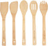 PrintSupremacy Custom Engraved Bamboo Cooking Spoons Set, Non Stick Wooden Kitchen Gadget Pan Cookware, Baking Gift for Housewarming Wedding Birth...