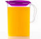 LocknLock Aqua Fridge Door Water Jug with Handle BPA Free Plastic Pitcher with Flip Top Lid Perfect for Making Teas and Juices, 3 Quarts, Purple...