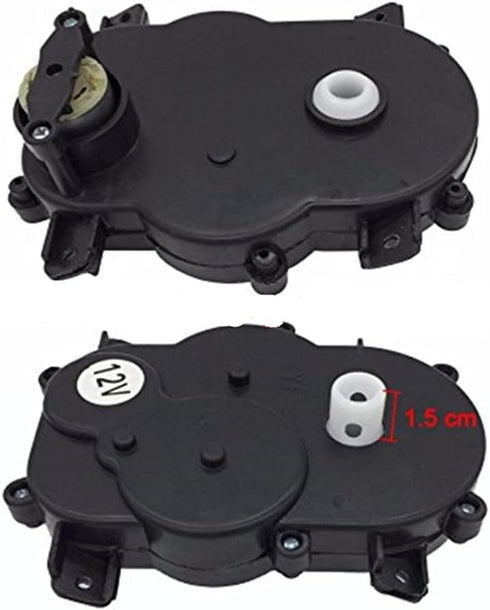 Steering Gearbox with Motor,RS280 12V Motor with Gear Box for Kids Powered Wheel Cars Steering Motor Accessory Match Children's Electric Ride on T...
