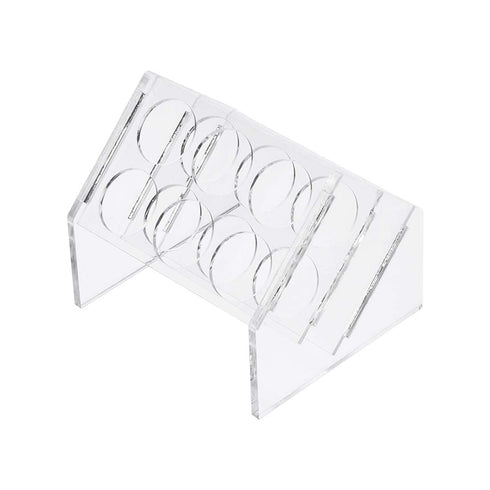 uxcell Slant Rack Acrylic Test Tube Holder 6 Wells for 50ml Centrifuge Tubes Clear...