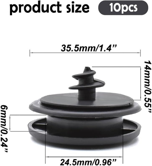 10PCS Car Floor Mat Retainers,Anti-Slip Black Nylon Car Mat Clips Holder Clamps for Fastening Car Carpet,Suitable for Car Truck SUV RV Van (10PCS)...