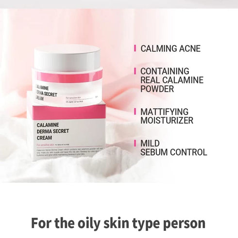 KSECRET Calamine Derma Secret Cream, 50ml / 1.69fl.oz. | Korean Skincare | for Acne & Oily skin...