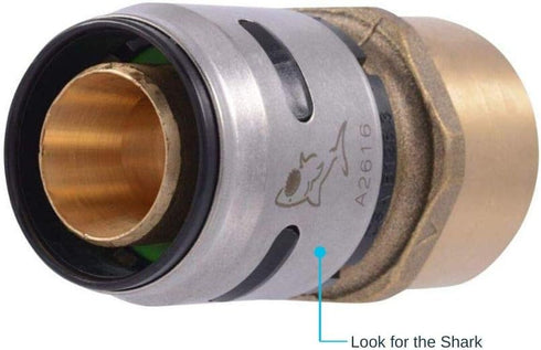 SharkBite 1 Inch EvoPEX Female Adapter, Push to Connect Plumbing Fitting, PEX, K094Z2...