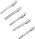 5 Pcs Classic Tie Clips Set Regular Ties Necktie Wedding Business Tie Bar Clips Fashion Jewelry for Men Boy Gold Blue Black Silver...