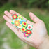 100 Pcs Handmade Mulberry Paper Flowers 25x25mm Scrapbook Craft Card, DIY Craft, Bouquets, Decorations, Greeting Cards, Craft Projects (10 Colors)...