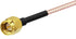 BINGFU SMA Female Bulkhead Mount to SMA Male RG316 Antenna Extension Cable 6 inch 15cm 2-Pack Compatible with 4G LTE Router Gateway Cellular SDR U...