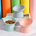 LIFKOME 3PCS Cat Bowls, Elevated Cat Bowls, Raised Cat Bowls for Food and Water, Raised Cat Bowl, Plastic Tilted Pet Bowl Pet Food Bowl for Flat- ...