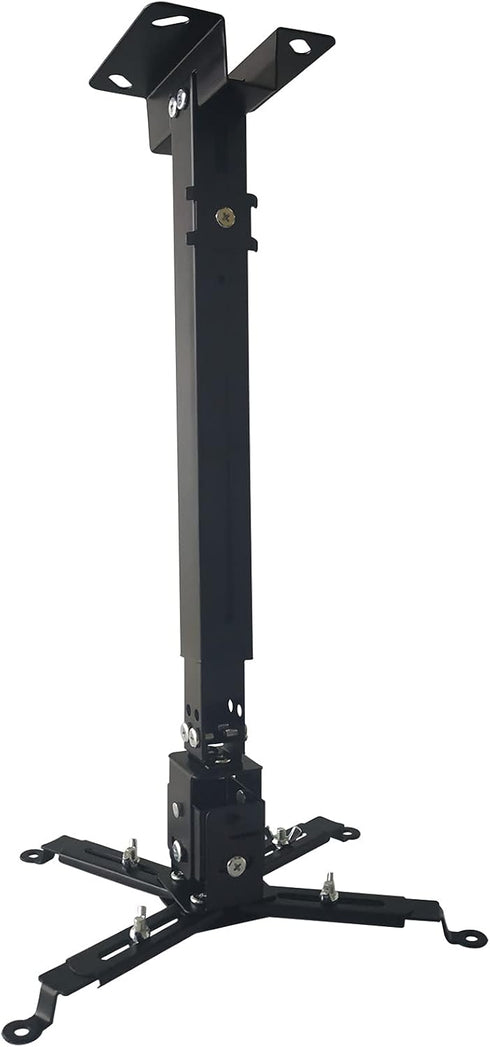 Projector Mount Wall or Ceiling Projection Mount Bracket with Adjustable Height and Extendable Arms Mount for Home and Office Projector...