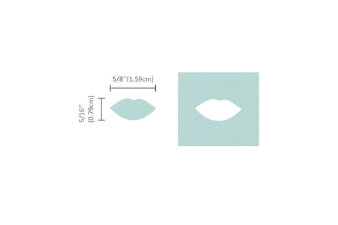 Bira Craft 5/8 inch Lips Shape Lever Action Craft Punch for Paper Crafting Scrapbooking...