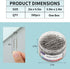 Paper Clips Colorful, 300PCS Small Medium and Jumbo?1.1 inch & 1.3 inch & 2 inch?, Durable and Rustproof, Large Great for Office School Organizing...