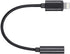 Monoprice MFi Certified Lightning to 3.5mm Jack Audio Adapter - Nylon Braided, Black...