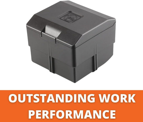 Fein Plastic Box Insert with Lockable Lid for Small Parts and Accessories - Durable Construction, Portable Design, and Efficient Tool Case Organiz...