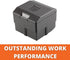 Fein Plastic Box Insert with Lockable Lid for Small Parts and Accessories - Durable Construction, Portable Design, and Efficient Tool Case Organiz...