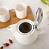 Small Ceramic Teapot With Stainless Steel Infuser For Loose Tea And Blooming Tea, Heat Resistant Ceramic Tea Pot And Tea Kettle, Perfect Tea Maker...