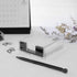 Acrylic Sticky Note Holder Desk Organizer Decor for 3x3 Sticky Notes Memo (Black)...