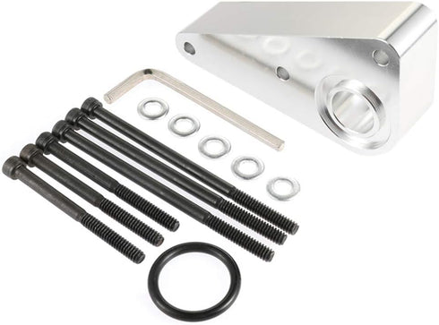 DEF 14010 Deep Transmission Pan Filter Extender Fits A518, A618 and A727 Transmissions Replacement for1997 Ram 1500,2006 Ram 3500 (silver)...