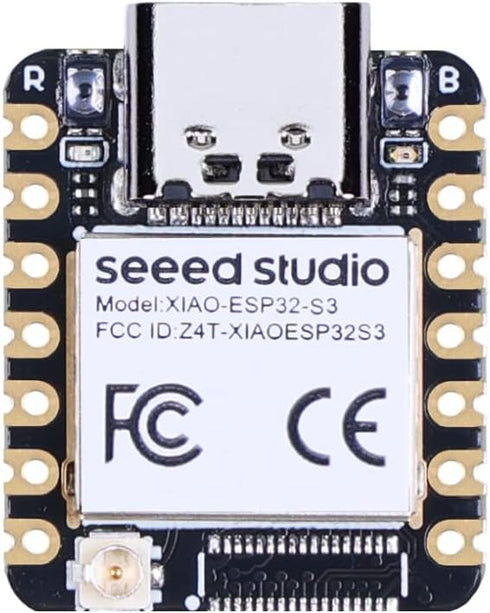 Seeed Studio XIAO ESP32S3(Supports Arduino) - 2.4GHz Wi-Fi, BLE 5.0, Dual-core, Battery Charge Supported, Power Efficiency and Rich Interface, Ide...