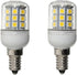 2X E14 LED 3W Equivalent 30W Incandescent Lights Bulb, DC 12V-24V Corn led Lights Bulb Warm White 3000K 30 SMD 5050...