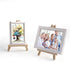 10 Pack Mini Wood Display Easel (5 Inch) Wooden Artist Easel Triangle Cards Stand Photo Display Wedding Business Card, Painting Craft Drawing phon...