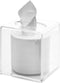 Cq acrylic Tissue Box Holder,Clear Square Tissue Box Cover for Kleenex Tissue Cube Box,Plastic Roll Tissue,Napkin,Facial Tissue Dispenser Box Case...