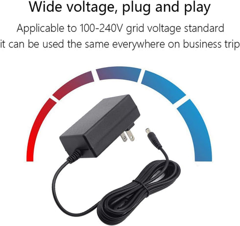 15V 2A 30W Power Supply Charger Cable (Input AC 100V-240V, Output DC 15 Volt 2 Amp 30 Watt) Adapter Transformer Converter DC 5.5mm x 2.1mm / 5.5mm...