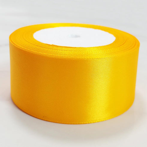 1 1/2 inch Satin Ribbon for Craft Gift Wrapping 25 Yards Silky Polyster Ribbon Roll for Handmade Hair Bow Wedding Party Decor Flower Bouquet,Gold...