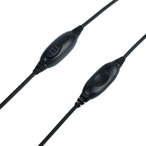 2 Pin Motorola Ear Pieces Noise Cancelling Earpiece Headphone Overhead Headset for Motorola walkie Talkie 2 Way Radio Cls1110 Cls1410 Cp200 etc......