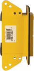 RACO 82011FBAR 1-Gang Nonmetallic Vapor Barrier Cable Box, 2-3/4 in. Deep, 1/2 in. Setback, Yellow...