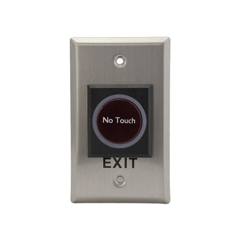 LBS Touchless No Touch Door Infrared Sensor Exit Button Switch for Access Control Systems Gates and Garage Openers...