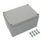 LeMotech Junction Box IP67 Waterproof Dustproof ABS Plastic Project Box for Electrical Outdoor Enclosure Gray 6.9 x 4.9 x 3.9 inch (175 x 125 x 10...