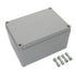 LeMotech Junction Box IP67 Waterproof Dustproof ABS Plastic Project Box for Electrical Outdoor Enclosure Gray 6.9 x 4.9 x 3.9 inch (175 x 125 x 10...