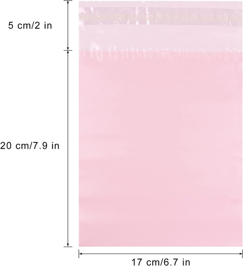 Personal Disposal Bags, Set of 100 Sanitary Napkin Disposal Bags, Hide Personal Items, Self Sealing Bag to Seal Smell, Beautiful Light Pink Color,...