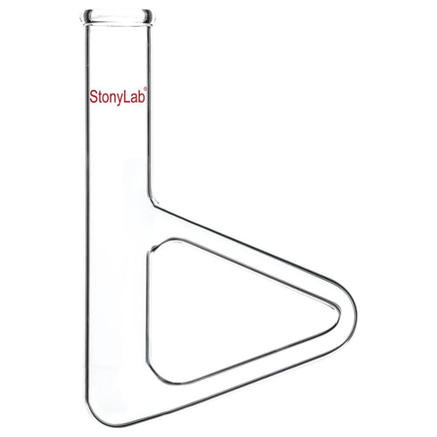 stonylab Thiele Melting Point Tube, Borosilicate Glass Measuring Point Lab Melting Point Tube Triangle Shape Thiele Tube, 150 mm...
