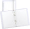 A5 6 Ring Binder with Clear Plastic Sleeves 5.3"x8.1", 90 Pockets, Small Refillable Binder - Sheet Page Protectors for Sticker,Die Cut,Stamp,Postc...