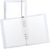 A5 6 Ring Binder with Clear Plastic Sleeves 5.3"x8.1", 90 Pockets, Small Refillable Binder - Sheet Page Protectors for Sticker,Die Cut,Stamp,Postc...