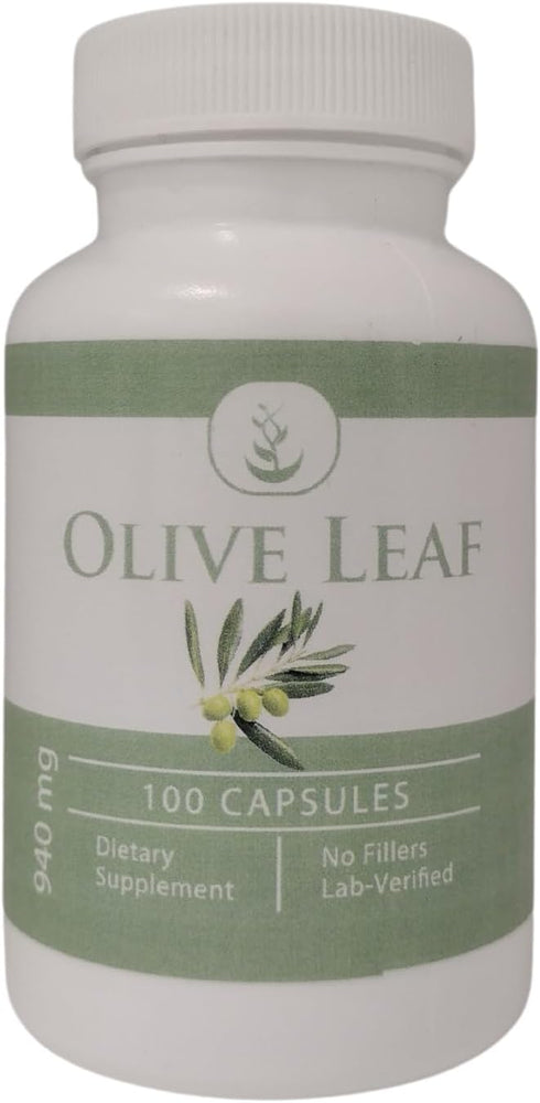 PURE ORIGINAL INGREDIENTS Olive Leaf, (100 Capsules) Always Pure, No Additives Or Fillers, Lab Verified...