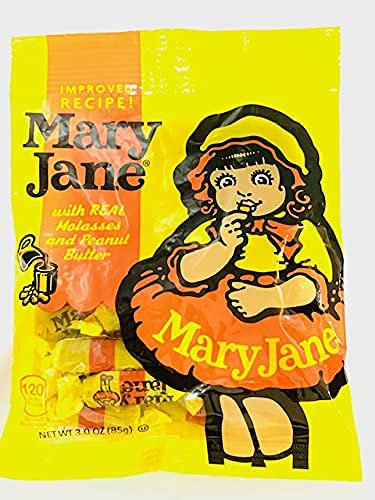 Mary Jane Taffy Candy, 3 Ounce Bag...