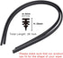 4 Pack Windshield Wiper Blades Refills, BravOne 26" Universal Rubber Frameless Windshield Wiper Blade Refills Parts Windscreen Wiper Rubber Strips...