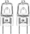 2 Pack 120V 50W Light Bulb Halogen Light Bulb Lamp for GE Microwave Oven, Night Light/Stove Light/Surface Light Bulb, Replaces WB08X10057, WB08X10...