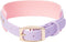 Pretty Jolly Waterproof PVC Dog Collar Colorful Soft Comfortable Pet Collars for Small Dogs Collars with Safe Adjustable Buckle Multicolor Dog Col...