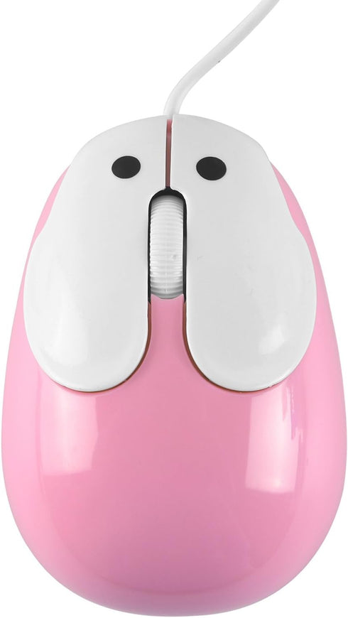 Cute Wired Mouse, Small Rabbit Shape USB Wired Mouse 1600 DPI Optical Mice Computer Mouse, Portable Corded Mice for Travel, Office, Home, Laptop, ...
