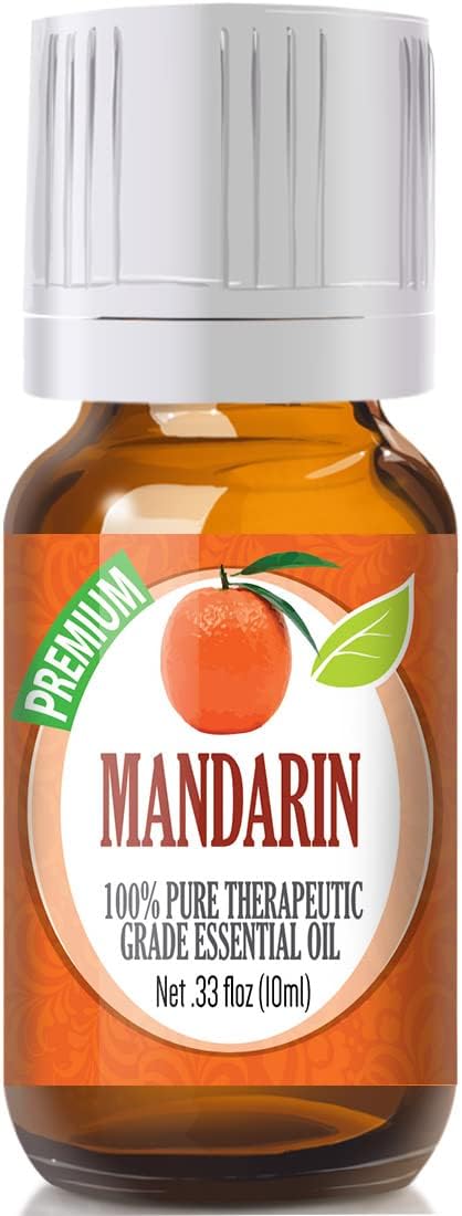 Healing Solutions 10ml Oils - Mandarin Essential Oil - 0.33 Fluid Ounces...