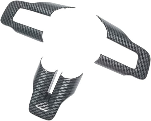 ABS Interior Steering Wheel Button Frame Cover Trim for Ford Mustang Accessories 2015 2016 2017 2018 2019 2020 2021 2022 2023 (Not for 2024 Model)...
