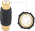 VCE 12-Pack Gold Plated RCA Female to RCA Female Coupler...